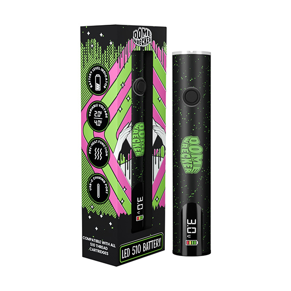 hixotic dome wrecker 510 battery green