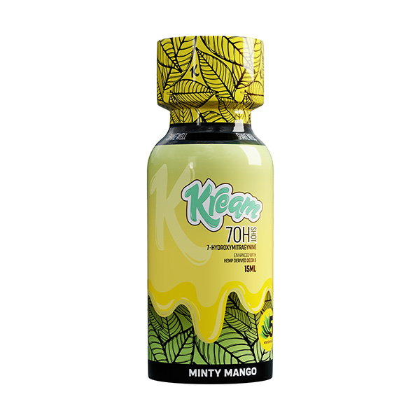 kream 7oh d9 15ml shot minty mango