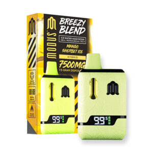 modus breezy blend 7.5g disposable mango sherbet ice