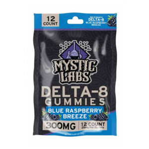 mystic labs d8 12ct gummies blue razz