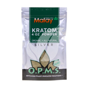 opms silver green vein malay kratom powder 4oz