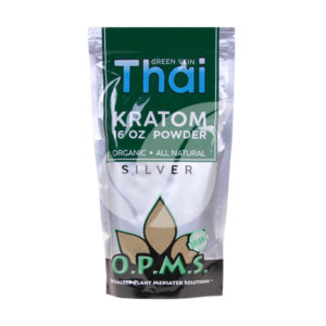opms silver green vein thai kratom powder 16oz