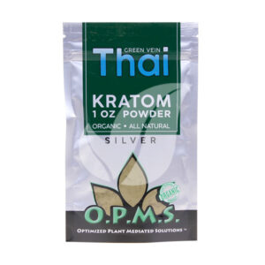 opms silver green vein thai kratom powder 1oz