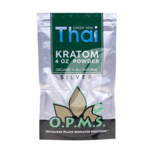 opms silver green vein thai kratom powder 4oz