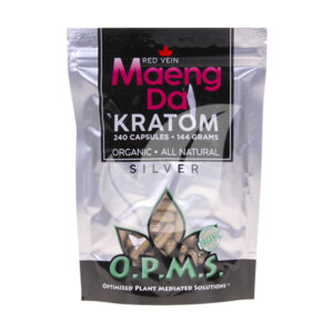 opms silver red vein maeng da kratom capsules 240ct