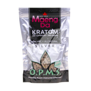 opms silver red vein maeng da kratom capsules 480ct