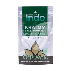 opms silver white vein indo kratom powder 1oz