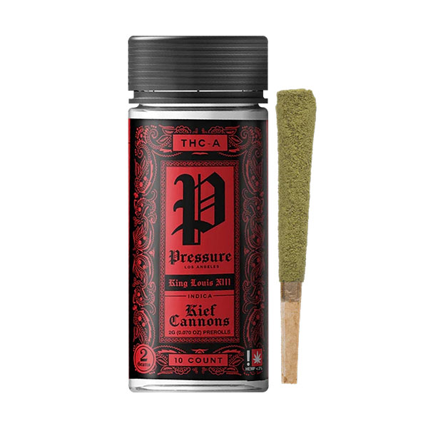 Pressure LA Kief Cannons THCA Pre-Rolls | (10ct) 20g