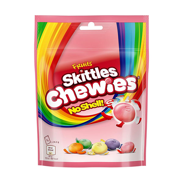 skittles chewies fruits no shell