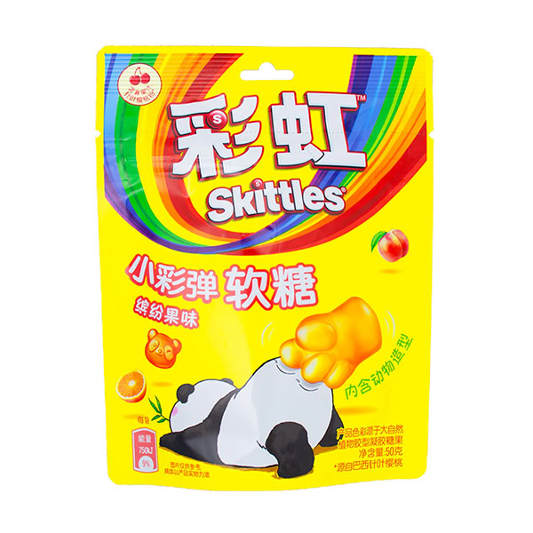 skittles panda gummies colorful fruit