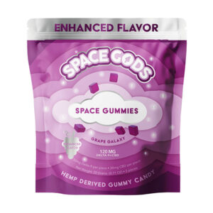 space gods space gummies 120mg 2pc grape galaxy