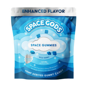 space gods space gummies 120mg 2pc wild berry