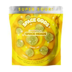 space gods space heads 900mg 2pc gummies lemon lime