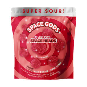 space gods space heads 900mg 2pc gummies watermelon