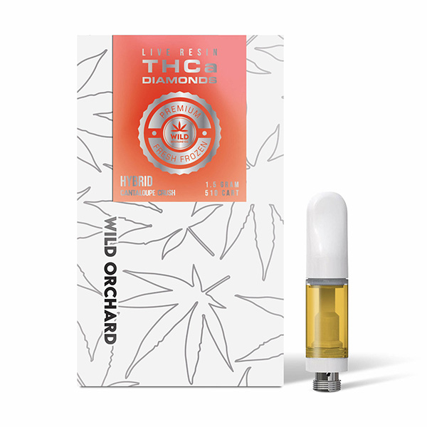 wild orcahrd thca diamonds 1.5g cartridge cantaloupe crush