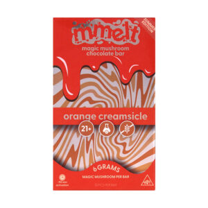 cali mmelt mushroom chocolate bar 6g orange creamsicle