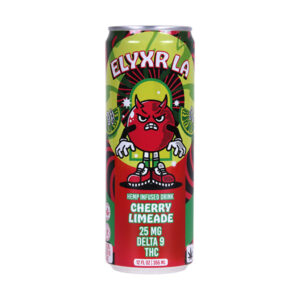 elyxr la hemp drink 25mg d9 355ml cherry limeade