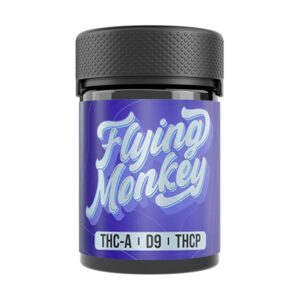 flying monkey thca 1000mg gummies sour blue razz