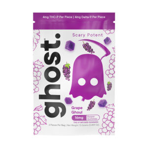 ghost reaper gummies 16mg 2ct grape ghoul