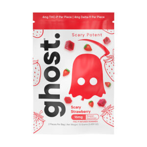 ghost reaper gummies 16mg 2ct scary strawberry