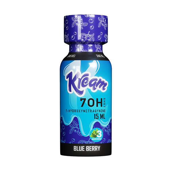 kream 7oh 15ml shot blue berry