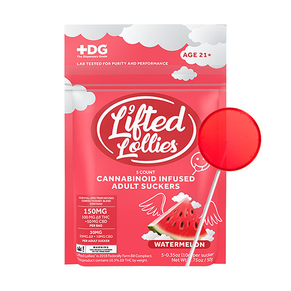 lifted-lollies-30mg-5ct-lollipops-watermelon lifted lollies 30mg 5ct lollipops watermelon