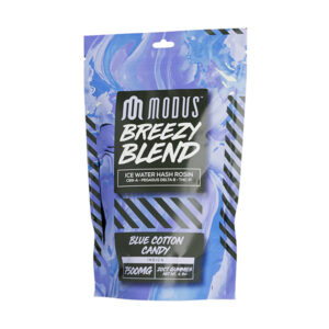 modus breezy blend gummies 7500mg 20ct blue cotton candy