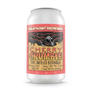 oliphant brewing 12oz thc infused drink cherry crumble