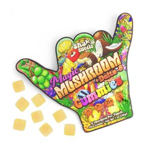 shaka sweets magic mushroom thcv gummies 8ct pina colada