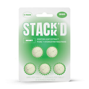 stackd kratom tablets 5ct mint