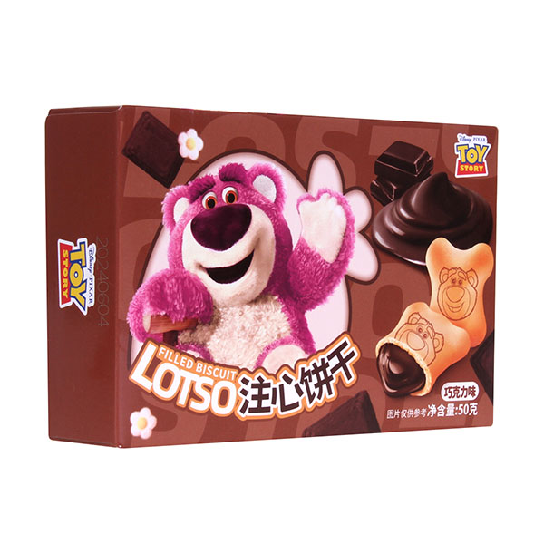 binqi disney toy story lotso filled biscuit chocolate