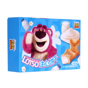 binqi disney toy story lotso filled biscuit yogurt