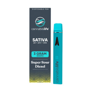 cannabis life 3g disposable super sour diesel