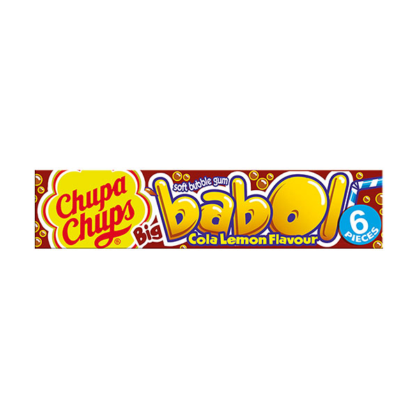 chupa chups big babol cola lemon