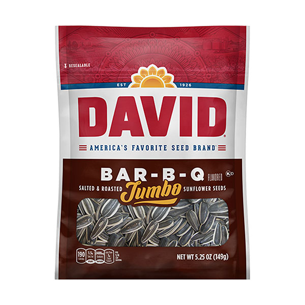 david sunflower seeds jumbo bar b q