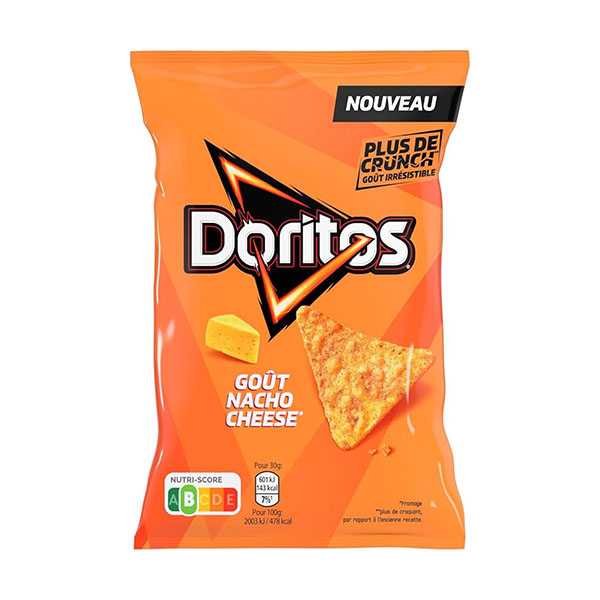 doritos gout nacho cheese