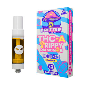 dozo dont trip thca trippy diamonds 2.2g cartridge zooted haze