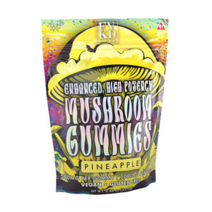 fvkd shrm mushroom gummies 5000mg 10ct pineapple