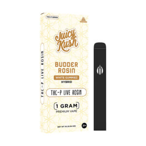 juicy kush budder rosin thcp 1g disposable white gummiez