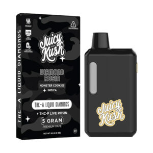 juicy kush diamond rosin 5g disposable monster cookies