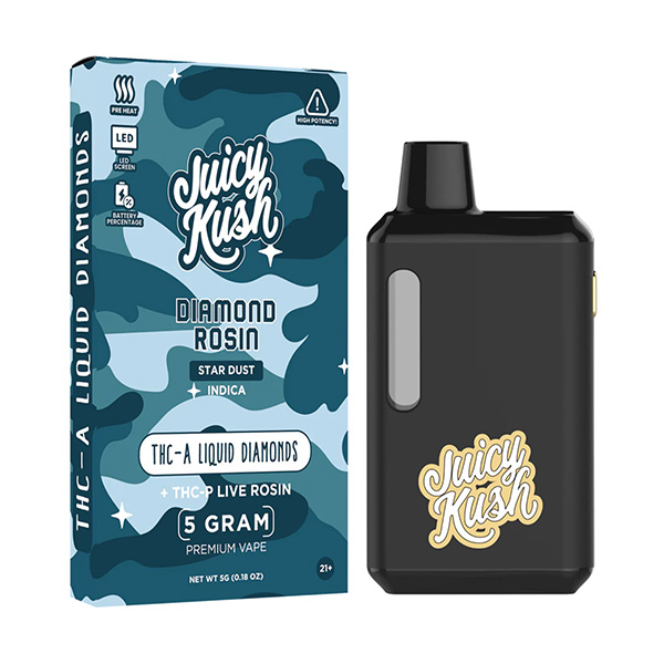 juicy kush diamond rosin 5g disposable star dust