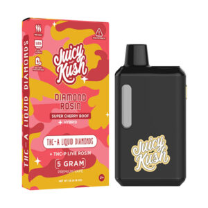 juicy kush diamond rosin 5g disposable super cherry boof