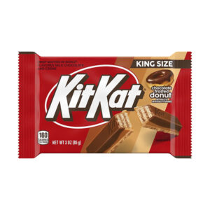 kit kat chocolate frosted donut king size