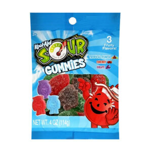 kool aid sour gummies tropical punch cherry grape