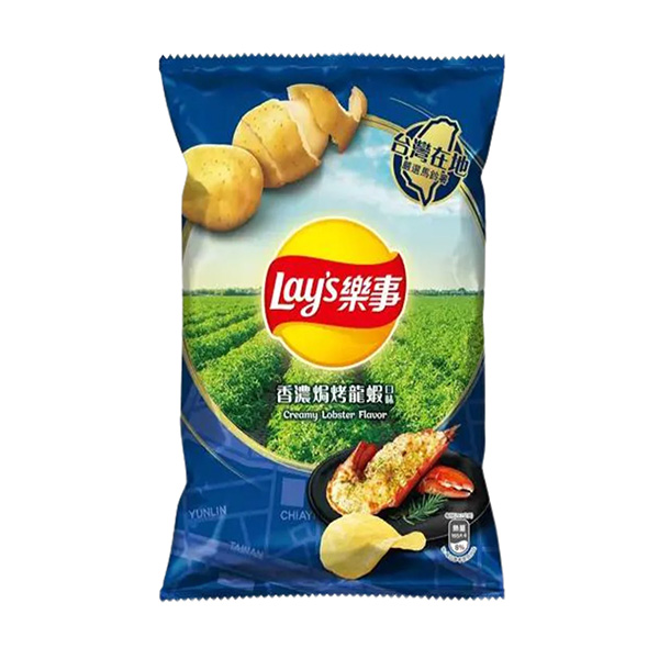 lays chips creamy lobster