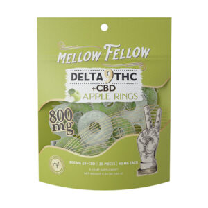 mellow fellow d9 800mg ring gummies apple