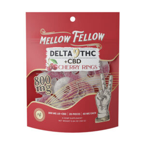 mellow fellow d9 800mg ring gummies cherry