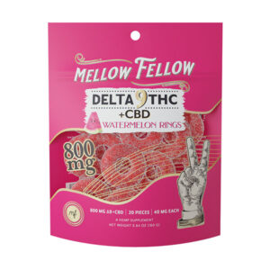 mellow fellow d9 800mg ring gummies watermelon