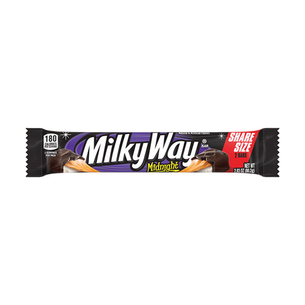 Exotic Milky Way Dark Chocolate Bar Midnight Share Size | 80.2g