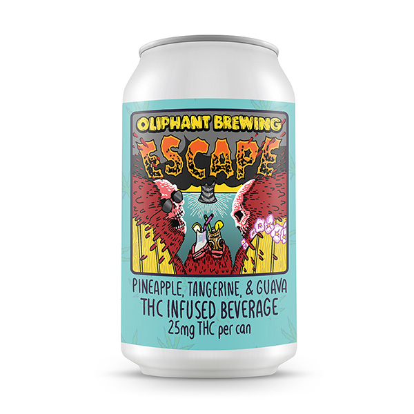 oliphant-brewing-12oz-thc-infused-drink-Escape oliphant brewing 12oz thc infused drink escape